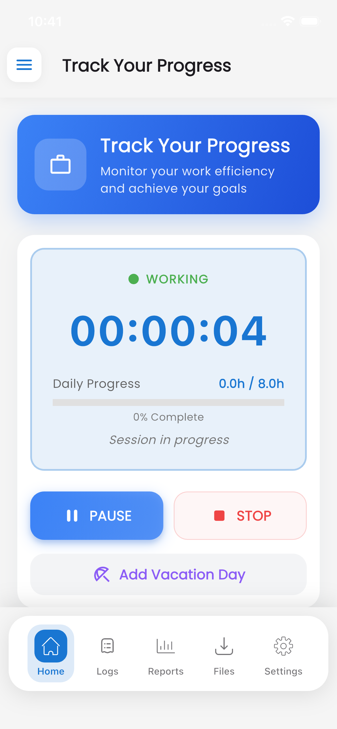 Work Log - Time Tracker & Timesheet App